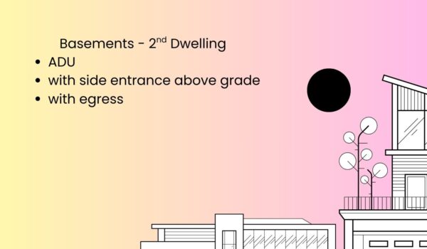 Basement 2nd dwelling drawings