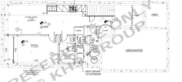 Basement Drawing Packages - Single family